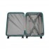 K1871-1L - Kono ABS 20 Inch Sculpted Horizontal Design Cabin Luggage - Teal